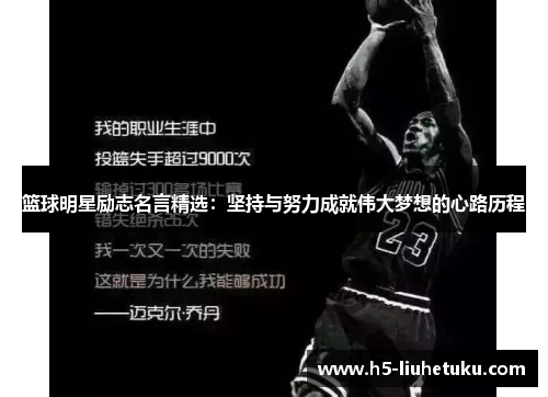 篮球明星励志名言精选：坚持与努力成就伟大梦想的心路历程
